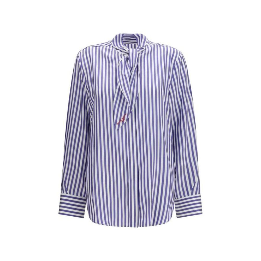Givenchy Blue Silk Women's Blouse